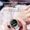 Gold Steel V60 1.39" Waterproof Bluetooth Call Smart Watch Health Monitor - 6