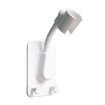 Adjustable White Shower Rack - Multifunctional Universal Bathroom Shelf - 1