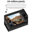 64MP HD CCD Digital Camera with WiFi, White + Headphone Cable - 3