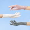 Summer Thin Ice Silk Anti-Slip Sunscreen Riding Gloves, One Size Gray - 3