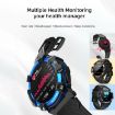 LOKMAT ATTACK 2 PRO 1.39" Waterproof Bluetooth Smart Watch - Royal Blue - 9