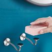 Stainless Steel Magnetic Soap Holder Wall Mounted Adhesive No Hole - 8