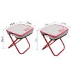 Kanda Red Portable Folding Fishing Chair Outdoor Travel Sketching Stool - 2