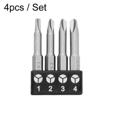 4pcs Y-Shaped Chrome Vanadium Steel Bit Set for Appliance Repair - 1