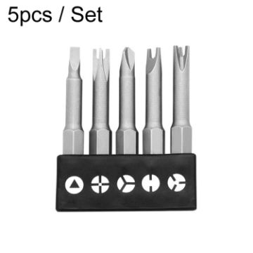 5pcs Chrome Vanadium Steel Bit Set for Appliance Repair - Magnetic - 1