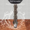 3mm Hex Shank Spiral Flute Alloy Drill Bits for Glass Tile, Four Edge - 7