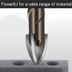 5mm Hex Shank Spiral Flute Drill Bits for Glass Tile - Four Edge Drivers - 6