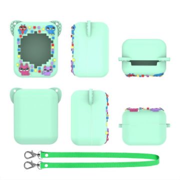 Bitzee Electronic Pet Machine Silicone Case - Mint Green Protective Cover - 1