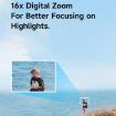 DC202L 2.8" 4K HD 16X Zoom Digital Camera SLR, Brown, EU Plug - 8