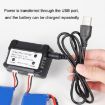7.4V Lithium Battery Overcharge Protection USB Charger XH-3P Plug - 4