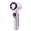 Turbo Handheld Fan 100-Speed 4000mAh Battery Light Purple Outdoor - 1