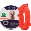 Flea & Tick Collar for Dogs & Cats, 72cm, Orange, Aluminum Case - 1