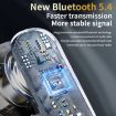 LY30 Wireless Bluetooth Earphones, Full-color Touch Screen, ANC+ENC, Black - 9