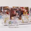 2pcs Flower Business Card Holder Photo Clip Resin Mold DIY Crystal Glue - 4
