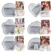Hexagon Business Card Holder Photo Clip Mold, 2pcs Resin Mold DIY - 2