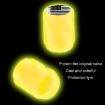 Luminous Tire Valve Caps 4pcs Set - Pink White Skull for Car/Motorcycle - 6