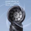 JisuLife Mini Portable USB Rechargeable Handheld Fan, 5000mAh Battery - 6