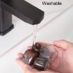 Mini Small Square Transparent Table & Chair Leg Covers - 4pcs Set, Non-Slip - 5