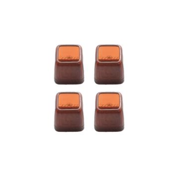 Mini Small Square Light Brown Table & Chair Leg Covers - 4pcs Set - 1