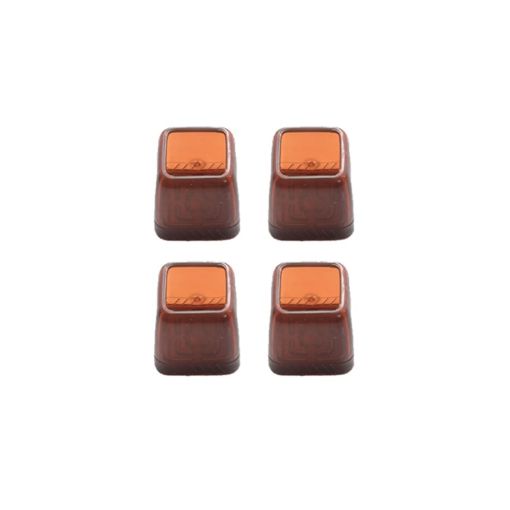 Mini Small Square Light Brown Table & Chair Leg Covers - 4pcs Set - 1