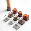 Mini Small Square Light Brown Table & Chair Leg Covers - 4pcs Set - 2
