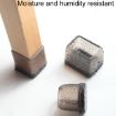 4pcs Thickened Table & Chair Leg Covers - Non-Slip, Quiet, Light Gray - 6