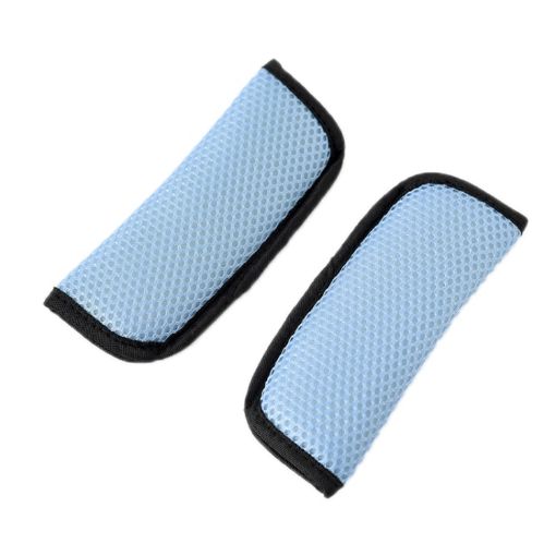 Sky Blue Car Seat Belt Shoulder Pad Holder for Child Safety - 1