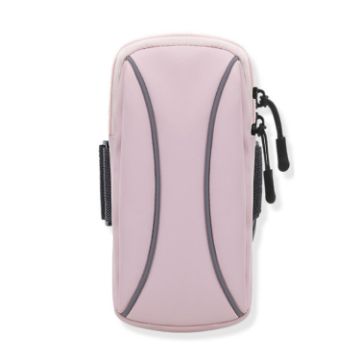 Unisex Waterproof Pink Outdoor Running Cell Phone Arm Bag Pouch - 1