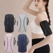 Unisex Waterproof Pink Outdoor Running Cell Phone Arm Bag Pouch - 2
