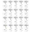 Twist Nails 20pcs Box - Transparent Spiral Sofa Cushion Fixer Round - 1