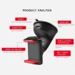 Dashboard & Desktop Suction Cup Mobile Phone Holder - Black Gray - 6