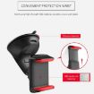 Dashboard & Desktop Suction Cup Mobile Phone Holder - Black Gray - 7