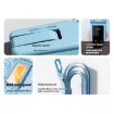 Waterproof 7.2" Mobile Phone Bag IPX8 30m with Finger Strap - Blue - 4