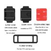 Removable Cardless ETC Slide Bracket Anti-Drop Car Holder - Black - 4