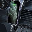 Orange Car Suction Cup Dashboard Phone Holder - Automatic Lock Air Outlet - 4