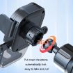 Orange Telescopic Car Suction Cup Dashboard Phone Holder, Auto Lock - 8