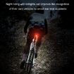 Dual Bracket Round Bicycle Brake Taillight - Intelligent Induction Light - 7