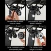 Dual Bracket Round Bicycle Brake Taillight - Intelligent Induction Light - 8