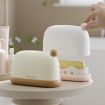Portable Sealed Soap Box - Brown Bathroom Soap Holder for Travel - 8