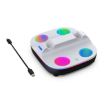 PS5 Controller Dual Charger Stand with RGB Light - White Black - 1