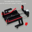 Red Aluminum Alloy Motorcycle Bicycle Mobile Phone Holder - 9