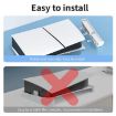 PS5 Slim STARTRC Horizontal Placement Bracket Cooling Base (White) - 5