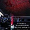 Star Projection Light Humidifier 280ml USB Car Diffuser, Rotating White - 4