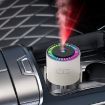 Star Projection Light Humidifier 280ml USB Car Diffuser, Rotating White - 6