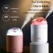 Snowman Humidifier 500ml USB Desktop with Colorful Light - White - 9