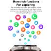 Silver Leather Strap Smartwatch: 1.43" AMOLED, Heart Rate & BP Monitor - 9