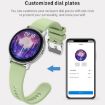 Bluetooth Talk Smartwatch - Heart Rate/BP/Oxygen/Sleep Monitor (Blue) - 4