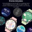 Bluetooth Talk Smartwatch - Heart Rate/BP/Oxygen/Sleep Monitor (Blue) - 9