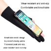Men's Gray 2-Finger Outdoor Bicycle Fishing Gloves, Breathable Anti-UV - 8