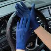 Women's Full Finger Green Outdoor Bicycle Fishing Gloves, Breathable Anti-UV - 9